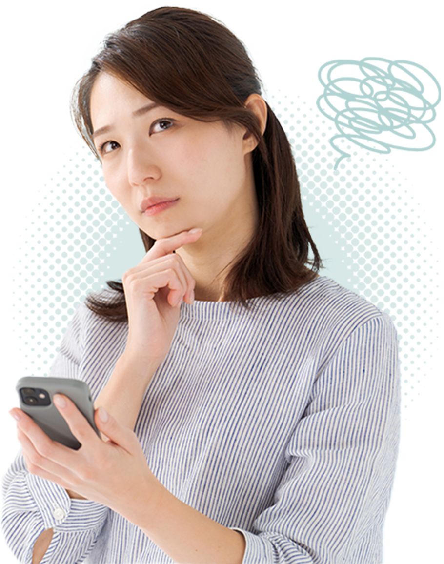 考える女性
